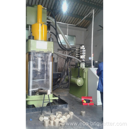 Vertical Copper Brass Powder Automatic Briquette Machine